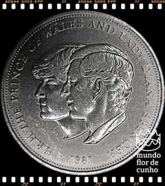 Km 925 Grã Bretanha 25 New Pence 1981 SOB/FC # Casamento do Príncipe Charles e Lady Diana Spencer ©
