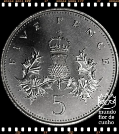 Km 929 Grã Bretanha 5 Pence 1983 XFC Escassa ©