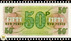 PM46 Forças Armadas Britânicas 50 New Pence (6as. Series) ND(1972) FE Para uso das tropas britânicas em Berlim Ocidental - comprar online