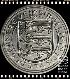 Km 29 Guernsey, Bailiado 5 Pence 1982 XFC Escassa ©