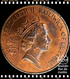 Km 41 Guernsey, Bailiado 2 Pence 1985 FC F.A.O. (FAO) # Vaca Guernsey © - comprar online