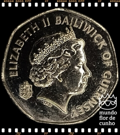 Km 90 Guernsey, Bailiado 20 Pence 2009 FC © - comprar online