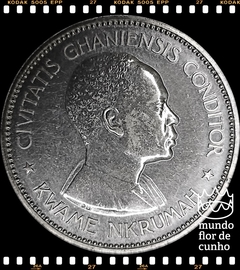 Km 7 Gana 10 Shilling 1958 XFC Proof Prata Escassa # Kwane Nkrumah © - comprar online
