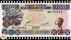 .P35 Guiné 100 Francs (Nós Temos Mais de Uma Data e/ou Assinatura # Favor Escolher uma Data e/ou Assinatura Abaixo e o Estado de Conservação) P35a.2 P35b