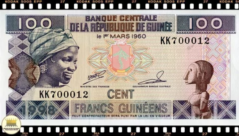 .P35 Guiné 100 Francs (Nós Temos Mais de Uma Data e/ou Assinatura # Favor Escolher uma Data e/ou Assinatura Abaixo e o Estado de Conservação) P35a.2 P35b