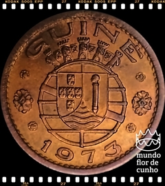 Km 14 Guiné Portuguesa 1 Escudo 1973 XFC Muito Escassa © - comprar online