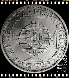 Km 15 Guiné Portuguesa 5 Escudos 1973 XFC Muito Escassa © - comprar online