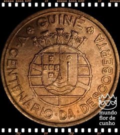 Km 7 Guiné Portuguesa 1 Escudo ND (1946) XFC # 500º Aniversário da Descoberta © - comprar online