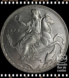 Km 111.1 Grécia 20 Drachmai 1973 XFC # Regime dos Coronéis de 21 de abril de 1967 - Borda estreita onda continua © - comprar online