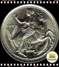 Km 111 Grécia 20 Drachmai 1973 # Regime dos Coronéis de 21 de abril de 1967 (Nós Temos Mais de Uma Variante e Estado de Conservação # Favor Escolher Abaixo a Variante e o Estado de Conservação) ® - comprar online