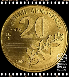 Km 154 Grécia 20 Drachmes # Dionysios Solomos, compositor do Hino Nacional (Nós Temos Mais de Uma Data # Favor Escolher uma Data Abaixo e o Estado de Conservação) 1990 1998 2000 ® na internet