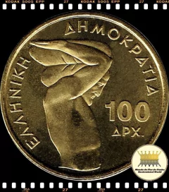 Km 174 Grécia 100 Drachmes 1999 XFC # 70º Campeonato Mundial de Halterofilismo Masculino e 13º Feminino - comprar online