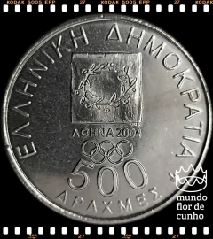 Km 176 Grécia 500 Drachmes 2000 # Jogos Olímpicos de 2004 - Corredor da Tocha Olímpica © na internet