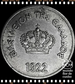 Km 66.1 Grécia 10 Lepta 1922 (p) SOB Escassa neste estado © - comprar online