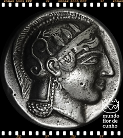 Grécia RÉPLICA da Moeda Decadrachma 467 AC MBC # RÉPLICA ©