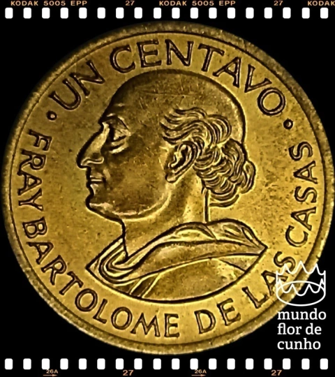 Km 265 Guatemala Centavo 1969 XFC ©