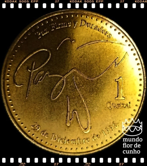 Km 284a Guatemala 1 Quetzal 2013 XFC ©