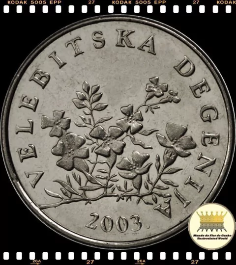 Km 8 Croácia 50 Lipa 1993 XFC ®