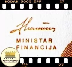 .P16a Croacia 1 Dinar 08/10/1991 FE na internet