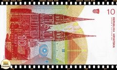 .P18a Croacia 10 Dinara 08/10/1991 FE - comprar online