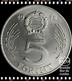 Km 594 Hungria 5 Forint 1978 BP XFC # Lajos Kossuth ©