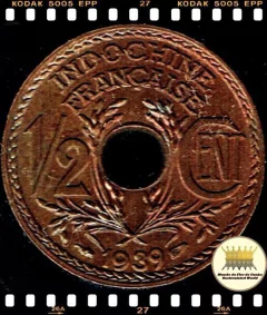 Km 20 Indochina Francesa 1/2 Cent (Nós Temos Mais de Uma Data # Favor Escolher uma Data Abaixo e o Estado de Conservação) 1935(a) 1939(a) - comprar online