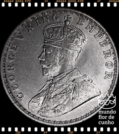 Km 524 India Britânica 1 Rupee 1919 (b) FC Prata © - comprar online