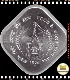 Km 19 India 5 Paise 1976 (B) XFC F.A.O. (FAO) # Comida e Trabalho para Todos ® - comprar online