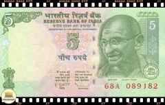 .P94A India 5 Rupees (Nós Temos Mais de Uma Data # Favor Escolher uma Data Abaixo e o Estado de Conservação) P94Aa P94Ac P94Ad na internet