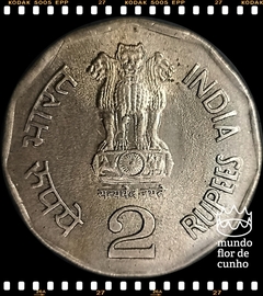 Km 121.4 India 2 Rupees 1999(b) # Integração Nacional © na internet
