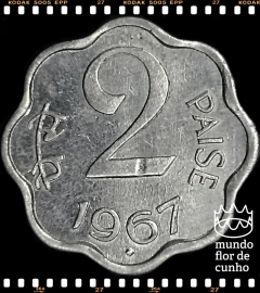 Km 13.1 India 2 Paise 1967(b) © - comprar online