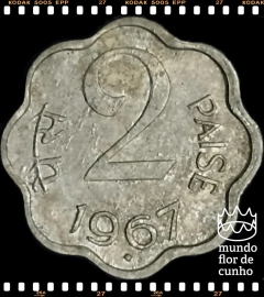 Km 13.3 India 2 Paise 1967(b) Muito Escassa © - comprar online