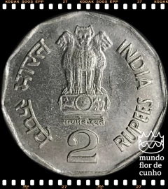 Km 131.2 India 2 Rupees 1998(n) # Toda Vida é Ioga © na internet