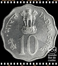 Km 30 India 10 Paise 1976(b) XFC F.A.O. (FAO) # Comida e Trabalho para Todos © - comprar online