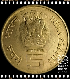 Km 381 India 5 Rupees ND 2010 # 100° Aniversário Madre Tereza de Calcutá © na internet