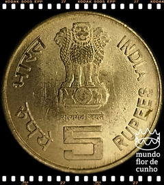 Km 393 India 5 Rupees ND 2011 # 150° Aniversário Rabindranath Tagore © na internet