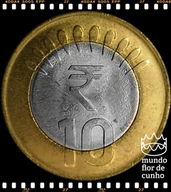 Km 400 India 10 Rupees 2011(n) Bimetálica © - comprar online