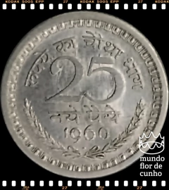 Km 47.1 India 25 Naye Paise 1960(b) © - comprar online