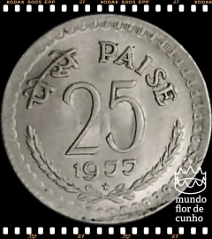 Km 49.1 India 25 Paise 1977(h) © - comprar online