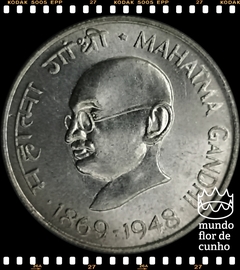 Km 59 India 50 Paise ND(1959)(b) # Centenário de Mahatma Gandhi © - comprar online