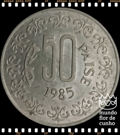 Km 65 India 50 Paise 1985(c) © na internet