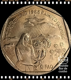 Km 82 India 1 Rupee 1988(b) F.A.O. (FAO) © - comprar online