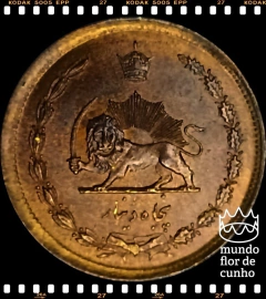 Km 1156a Irã 50 Dinars MS 2536 (1977) XFC Muito Escassa # Muhammad RezaPahlavi Shah ©