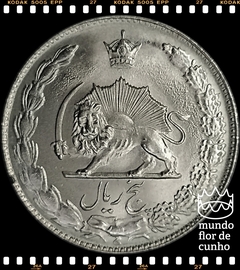Km 1207 Irã 5 Rials 2535 (1976) FC # 50° Aniversário do Governo Pahlavi © - comprar online