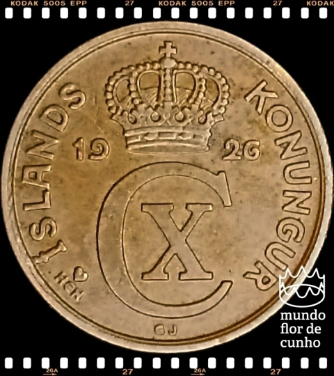 Km 6.1 Islândia 2 Aurar (Nós Temos Mais de Uma Data # Favor Escolher uma Data Abaixo e o Estado de Conservação) 1926 1931 ©