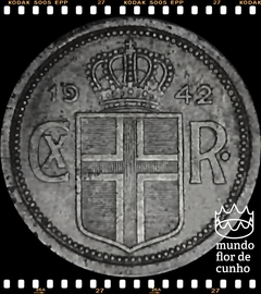 Km 2a Islândia 25 Aurar 1942 FC © - comprar online