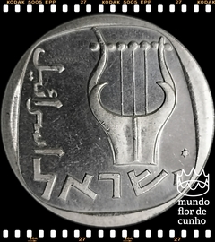 Km 27b Israel 25 Agorot JE 5379 (1979) (j) XFC # Com a estrela de Davi ©