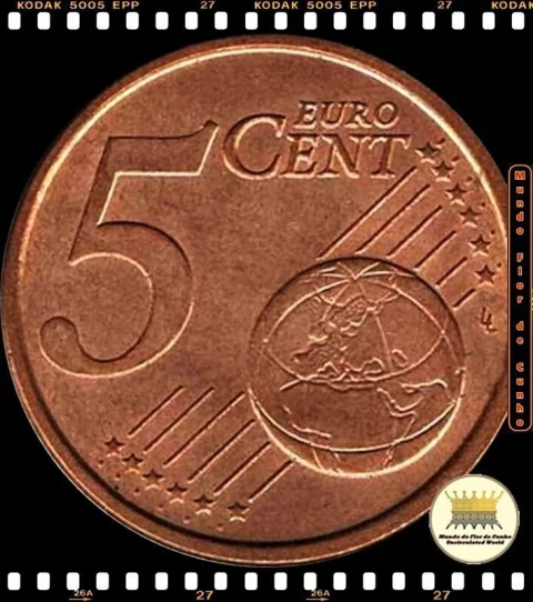 Km 212 Itália 5 Euro Cent 2002 R XFC ®