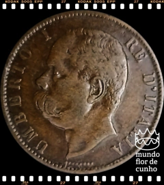 Km 27.2 Itália 10 Centesimi 1894R BC Escassa # Umberto I ©