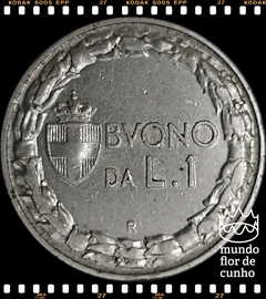 Km 62 Itália 1 Lira 1922 R MBC ©